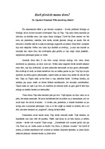 Eseja 'Dr.Spensers Džonsons "Kurš pievācis manu sieru"', 1.