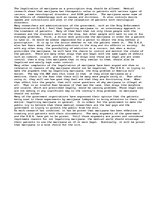 Eseja 'The Legalization of Marijuana', 1.