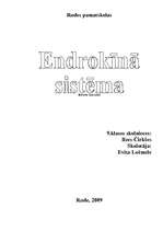 Referāts 'Endokrīnā sistēma', 1.