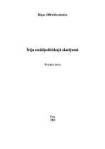 Referāts 'Īrija sociālpolitiskajā skatījumā', 1.