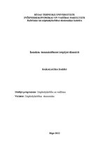 Diplomdarbs 'Izmaksu samazināšanas iespējas slimnīcā', 1.