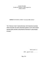 Referāts 'Par Civilprocesa likuma 37.panta pirmās daļas, ciktāl tā neparedz par apelācijas', 1.