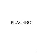 Referāts 'Placebo', 1.