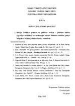 Konspekts 'Politikas process un politikas analīze – jēdzienu būtība (izpratņu dažādība) un ', 1.