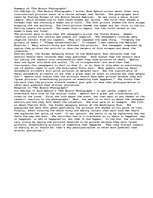 Eseja 'Summary of "The Boston Photographs" Summary and Response Paper. This essay is ab', 1.