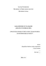 Paraugs 'Gaisa mitrums un tā analīze', 1.