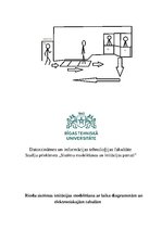 Paraugs 'Rindu sistēmas imitācijas modelēšana ar laika diagrammām un elektroniskajām tabu', 1.