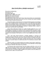 Eseja 'Jāņa Streiča filma "Rūdolfa mantojums"', 1.