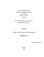 Referāts 'SIA "xxxxx" uzņēmuma analīze un attīstības perspektīvas', 1.