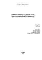 Referāts 'Pilsoniskās sabiedrības veidošanās Latvijā', 1.