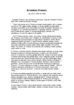 Konspekts 'Kristofors Fīrekers', 1.