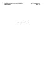 Referāts 'Service Marketing', 1.