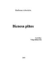 Biznesa plāns 'SIA "Zāģis"', 1.
