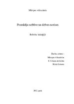 Referāts 'Posmkāju uzbūve un dzīves norises', 1.