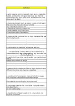 Konspekts 'Types of materials - glossary', 5.