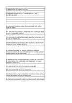 Konspekts 'Types of materials - glossary', 7.