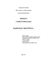 Referāts 'Vadības psiholoģija', 1.
