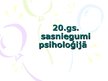 Prezentācija 'Sasniegumi psiholoģijā 20.gadsimtā', 1.