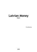 Referāts 'Latvian Money', 1.