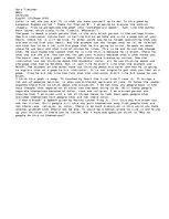 Eseja 'Theme for English ', 1.