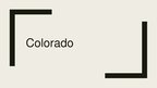 Prezentācija 'Colorado', 1.