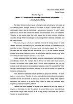 Eseja 'Reaction Paper on Chapter VII "Methodological Holism and Methodological Individu', 1.