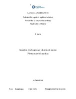 Prakses atskaite 'Integrētās mācību prakses sākumskolā atskaite. Filmētā materiāla apraksts', 1.