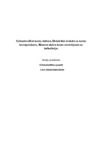 Konspekts 'Grāmatvedības kontu sistēma. Divkāršais ieraksts un kontu korespondence. Bilance', 1.