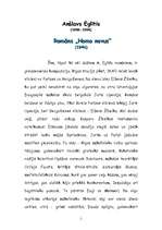 Konspekts 'Anšlavs Eglītis "Homo novus"', 1.