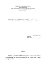 Eseja 'Juridiskās metodes', 1.