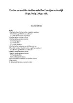 Referāts 'Darba un sociālo tiesību attīstība Latvijas teritorijā no 19.gadsimta beigām līd', 1.
