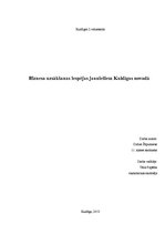 Biznesa plāns 'Biznesa uzsākšanas iespējas jauniešiem Kuldīgas novadā', 1.