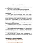 Eseja 'TV - draugs vai ienaidnieks?', 1.