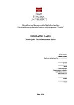 Diplomdarbs 'Motivējošie faktori vecmātes darbā', 1.