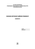 Konspekts 'Rokdarbu metodiskie paņēmieni pirmsskolā', 1.