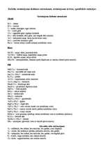 Konspekts 'Dažādu savienojumu krāsas un īpašības, specifiskās reakcijas', 1.