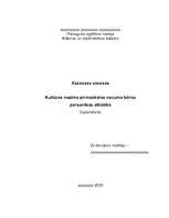 Diplomdarbs 'Kultūras nozīme pirmsskolas vecuma bērnu personības attīstībā', 1.