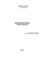 Konspekts 'Profesionālo studiju programmas"Tiesību zinātne" pašnovērtējums', 1.