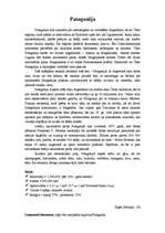 Konspekts 'Patagonija', 1.