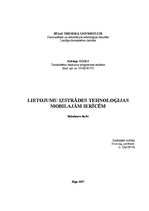 Diplomdarbs 'Lietojumu izstrādes tehnoloģijas mobilajām ierīcēm', 1.