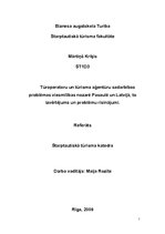 Referāts 'Tūroperatoru un tūrisma aģentūru sadarbības problēmas viesmīlības nozarē pasaulē', 1.