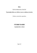 Referāts 'Noliktavas saimniecības organizēšana', 1.