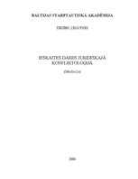 Konspekts 'Mediācija', 1.