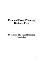 Referāts 'Personal Event Planning', 1.