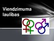 Prezentācija 'Viendzimuma laulības', 1.