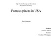 Prezentācija 'Famous Places in the USA', 1.