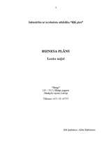 Biznesa plāns 'Lauku māju biznesa plāns', 3.