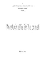 Referāts 'Konstucionālie tiesību pamati', 1.
