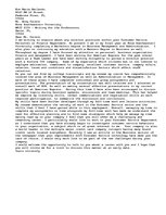 Eseja 'Dream Job Letter', 1.