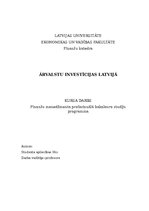 Referāts 'Ārvalstu investīcijas Latvijā', 1.